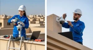 اعطال كاميرات المراقبة