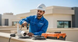 تركيب وصيانة كاميرات المراقبة الذكية للمنازل
