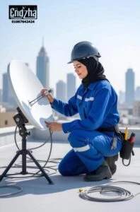 صيانة طبق الاستقبال وجهاز الريسيفر