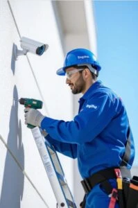 فني صيانة كاميرات المراقبة